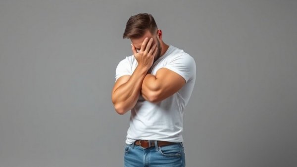 Frustrated man in a white t-shirt, Shia LaBeouf gay rights news scene.