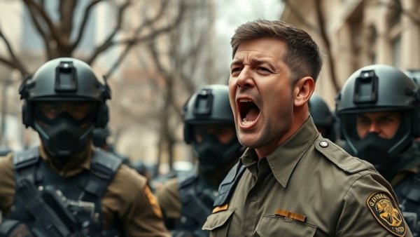 ICE leadership consequences as officer shouts during operation.