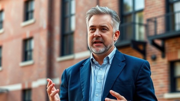 Mid-aged man discussing Republican retirements for Midterm Elections 2026.