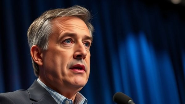 Serious speaker discussing anti-trans provisions in voter ID bill.