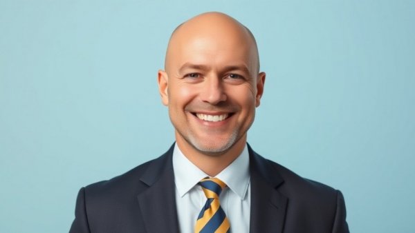 Headshot of smiling bald man in suit, representing woke politics distraction topic.