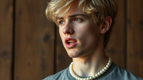 Young man speaking on a talk show about Trump faked assassination attempt.