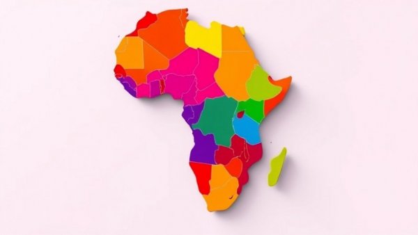 LGBTQ rights news in Africa, rainbow-colored Africa map.