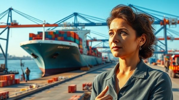 Discussion on the end of the petrodollar with cargo ship at port.