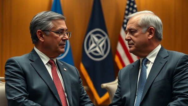 European countries refuse to confront U.S. violations during formal meeting with flags.