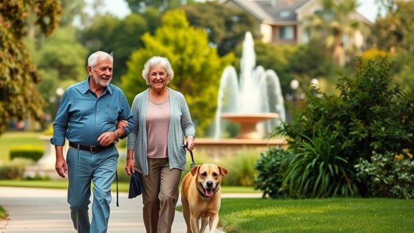 OAS reforms for high income seniors depicted with elderly couple in park.