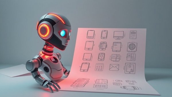 AI robot vs human hand sketch illustrating design preferences in 2026.