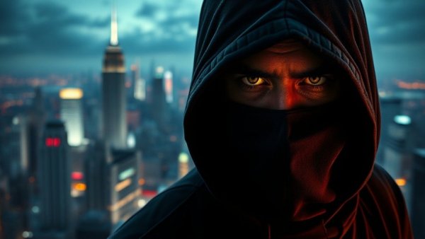 Bill Newton murder unsolved case mysterious figure against city skyline.