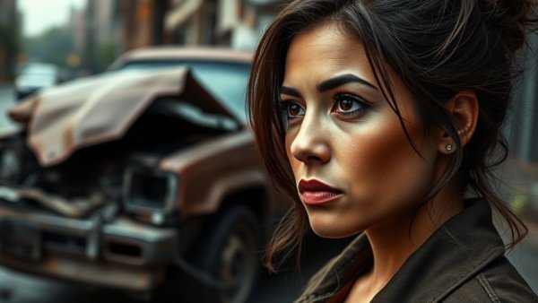 Israeli strikes target journalists and medics, woman and vehicle wreckage.