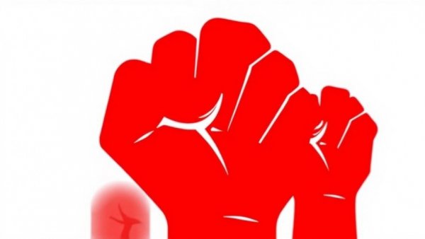 FISA reform and surveillance symbolized by a red fist graphic