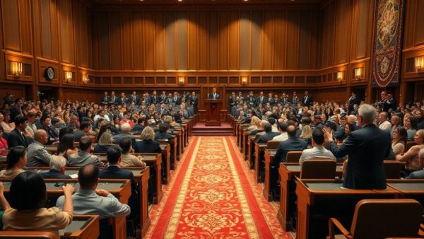 Trump at a Supreme Court hearing with attentive audience