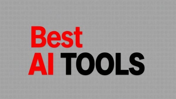 Bold typography highlighting best AI tools for image upscaler.