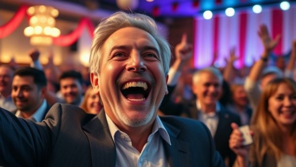 Clay Fuller wins House race in Georgia, celebration scene.