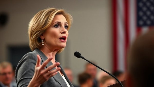 Engaged speaker addressing audience with expressive gesture, LGBTQ+ rights news.