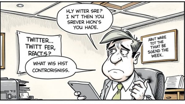 JD Vance and civil liberty political satire cartoon.