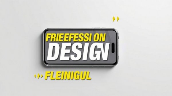 Modern graphic design ad highlighting professional design services.