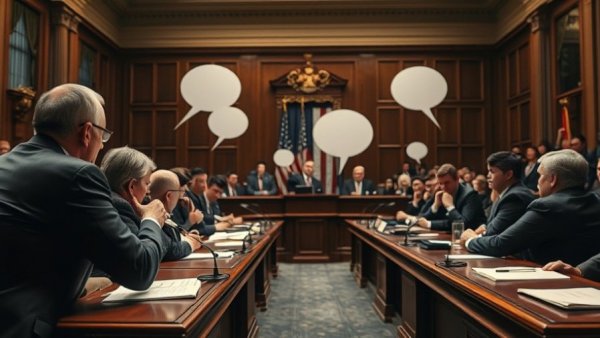 Abstract political debate on survival of the filibuster 2026.