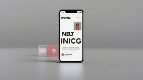 Visual identity branding ideas on smartphone for startups