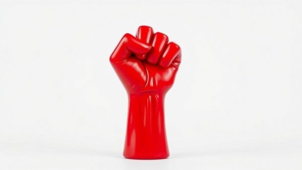 Symbolic stylized red fist representing unity, relevant to FISA renewal proposal