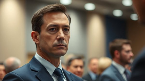 A focused individual at a public event, related to LGBTQ+ news.