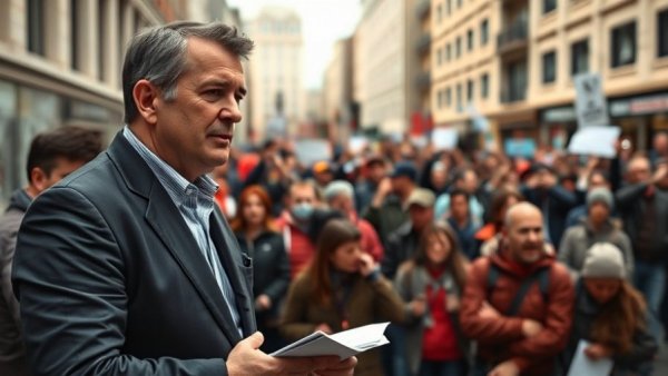 News coverage of protest related to deed theft in Brooklyn.