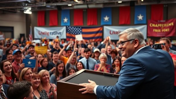Avi Lewis NDP leadership rally with supporters and interview.