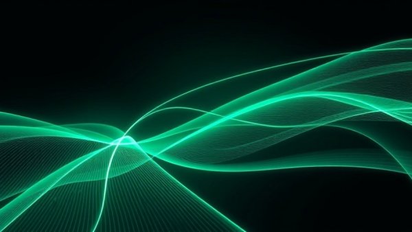 Futuristic abstract lines in accounting firm branding.