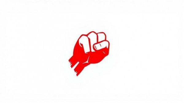 Abstract red fist symbol for FISA Section 702 extension