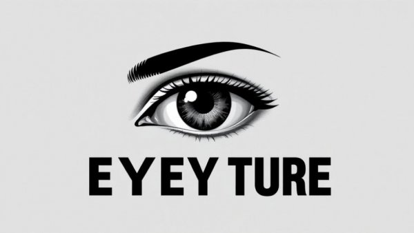 Graphic design poster with eye illustration, graphic designer near me.