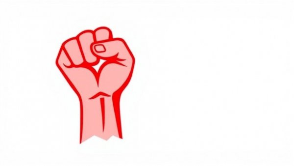 Stylized red fist symbol related to FISA 702 extension controversy.