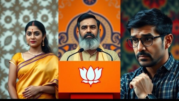 Discussion panel on Voter Roll Purges in India with diverse speakers.