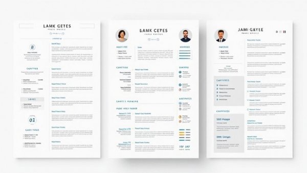 Clean and Minimal Resume Templates with Cover Letter, modern design.