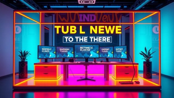 Graphic design services near me, colorful 3D workspace.