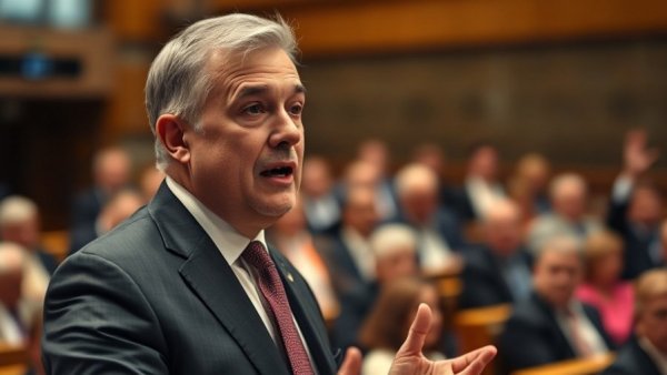 Man discussing Lawful access bill Canada in parliament.