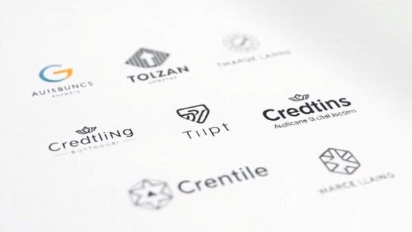 Modern minimal logo designs with clean typography and simple graphics.