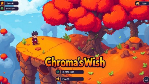 BAFTA Young Game Designers finalists showcase pixel art game Chroma's Wish.