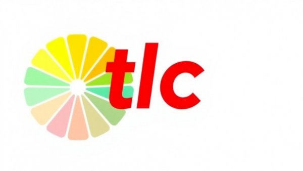 Colorful 'tlc' logo with gradient circular pattern.