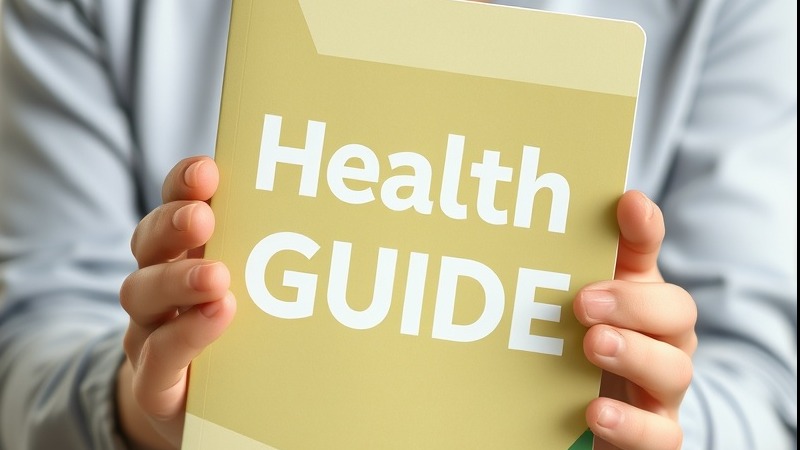 Health guide document displayed as a product in hands for easy reference.