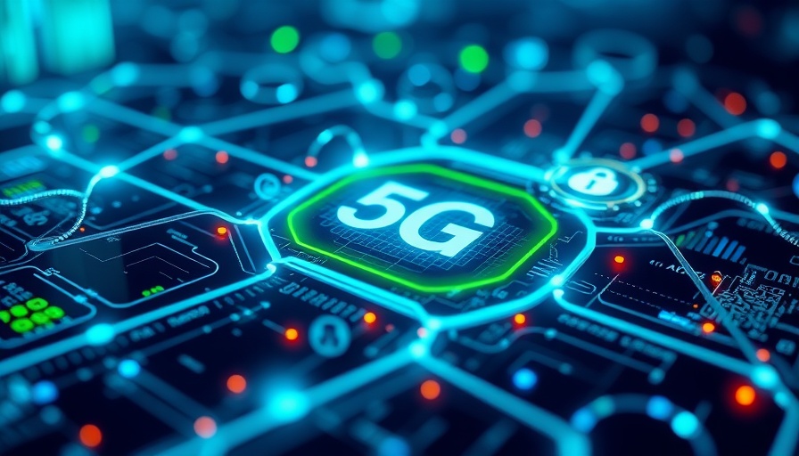 Abstract 5G security network with digital holograms.