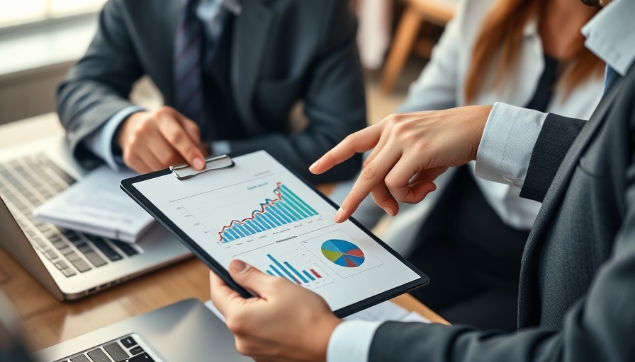 Business performance improvement strategies meeting with graph analysis.