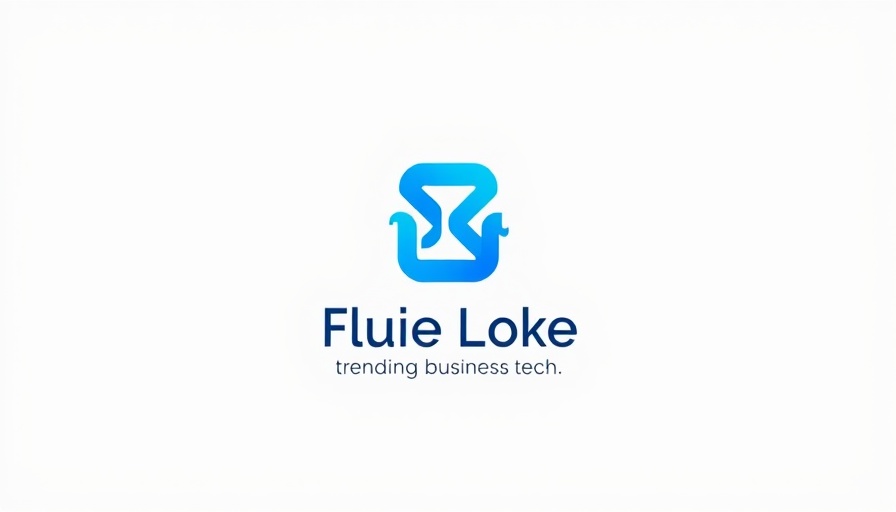 Minimalist 'Small Business Trends' blue logo design