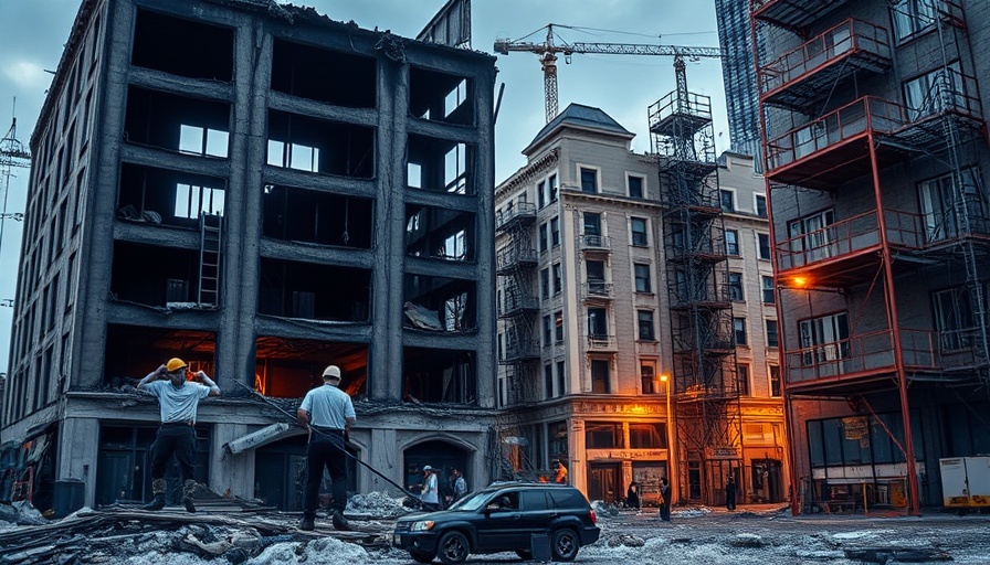 Rebuilding Khartoum: Contrast of destruction and restoration.