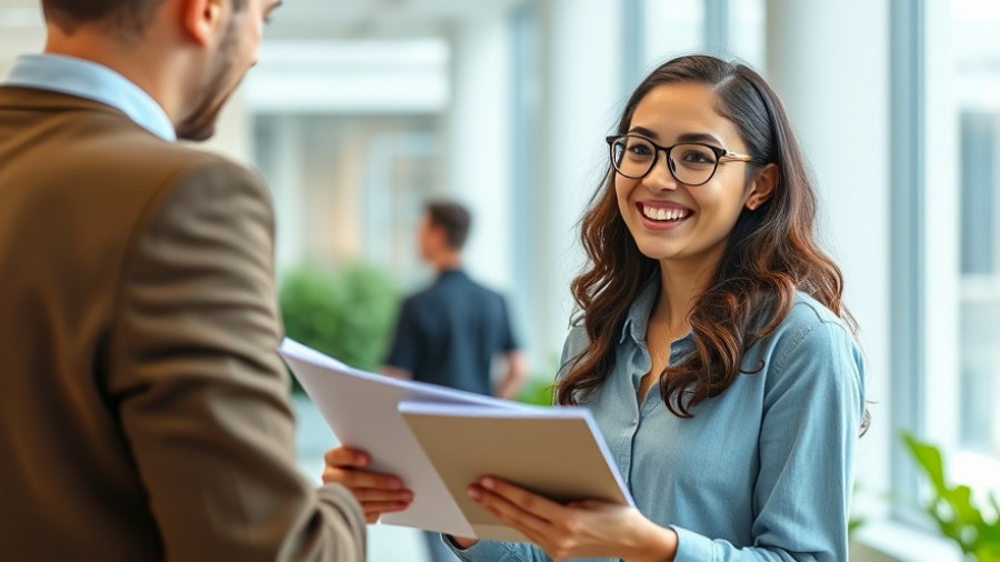 Smiling woman engaging in onboarding, showcasing benefits beyond orientation.