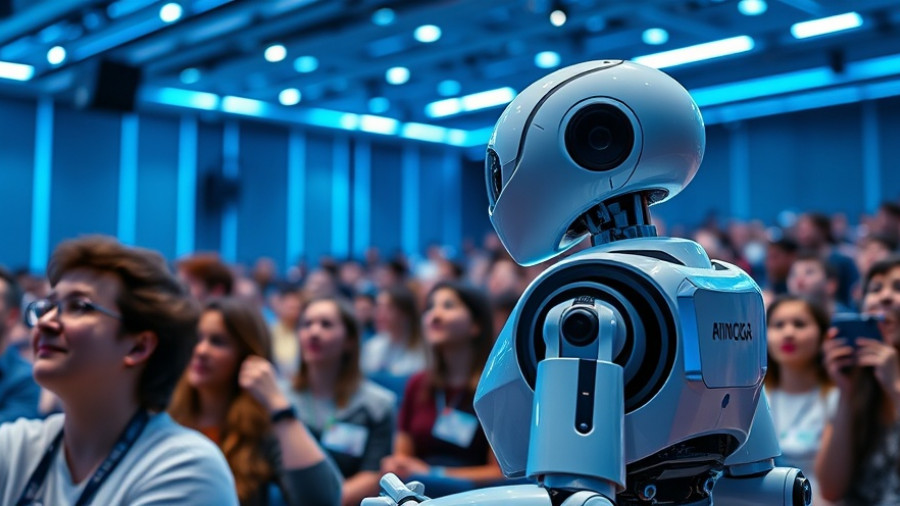 AiMOGA Robot Human Assistant unveiled at tech conference.