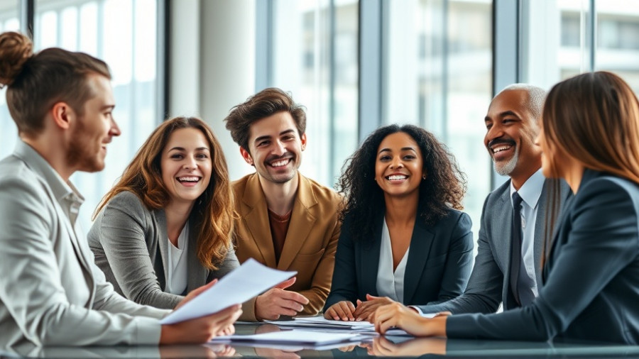 Team discussing an effective onboarding plan in a modern office.