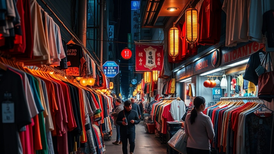 China consumer spending trends in a vibrant night market scene.