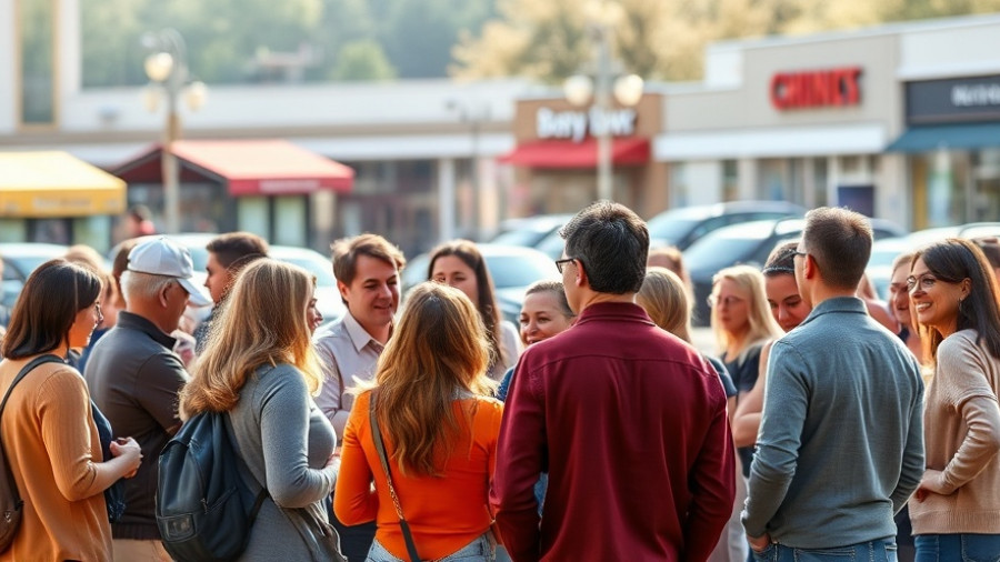 SBAN conference attendees discussing local business initiatives.