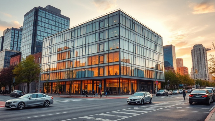 Modern office building in city at sunset, Nonprofit Capital Grantmaking