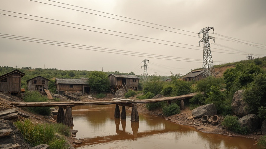 Rural mining area illustrating China's rare earth export controls.