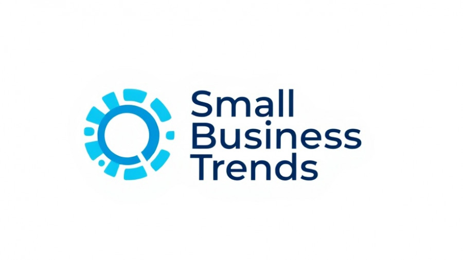 Small Business Trends logo, investment news background.